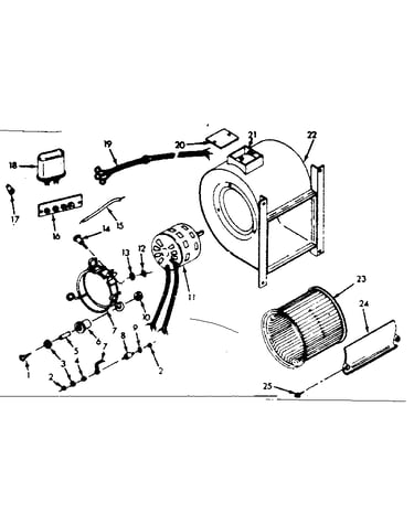 H-q blower assembly