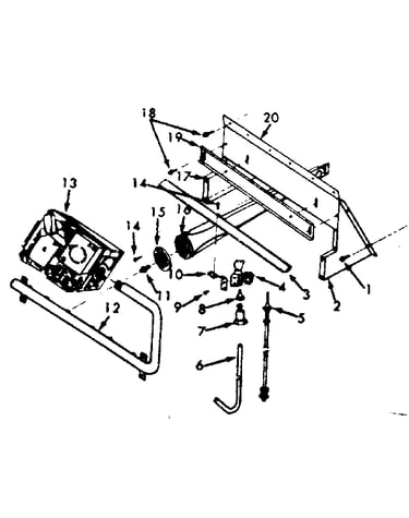 Gas burners and manifold
