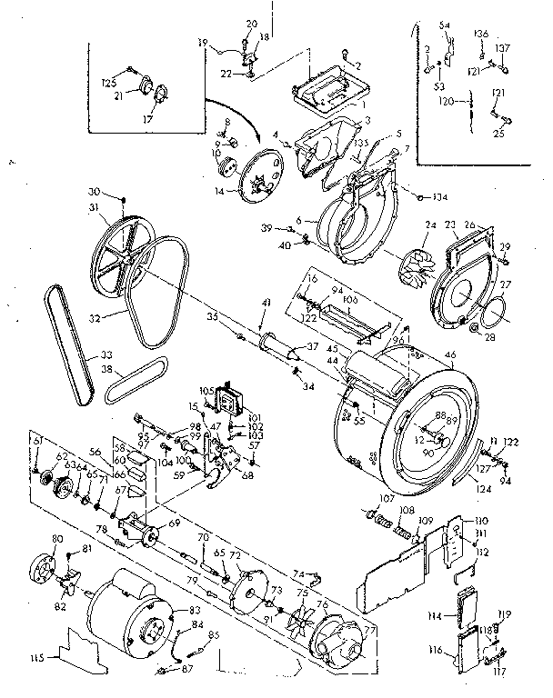 BLOWER, CYLINDER, PUMP AND MOTOR