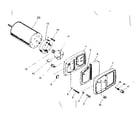 Kenmore 583404160 motor package assembly diagram