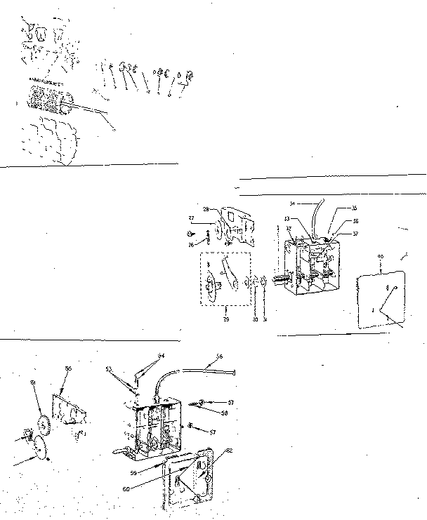 Vhf/uhf tuner parts