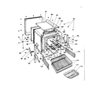 Kenmore 1554537790 oven parts diagram