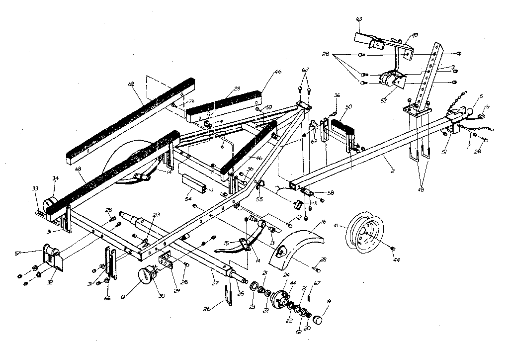 Boat trailer