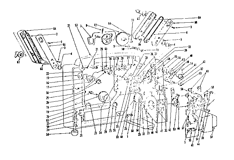 MAIN DRIVE AND BLOWER SYSTEM