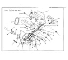 Sears 87153850 ribbon platform and drive diagram