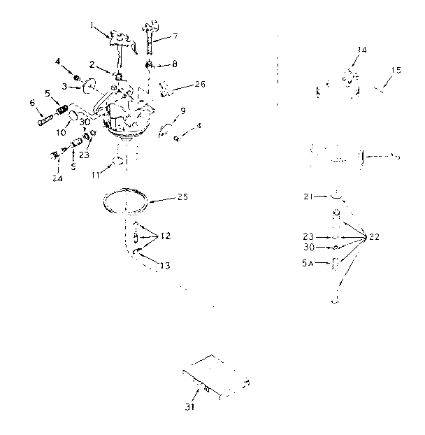 CARBURETOR NO. 631449