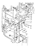 Lower oven burner section