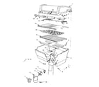 Kenmore 2582337691 grill and burner section diagram