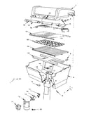 Grill and burner section