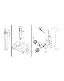Post, patio base and economy cart parts
