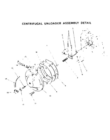 Centrifugal unloader assembly