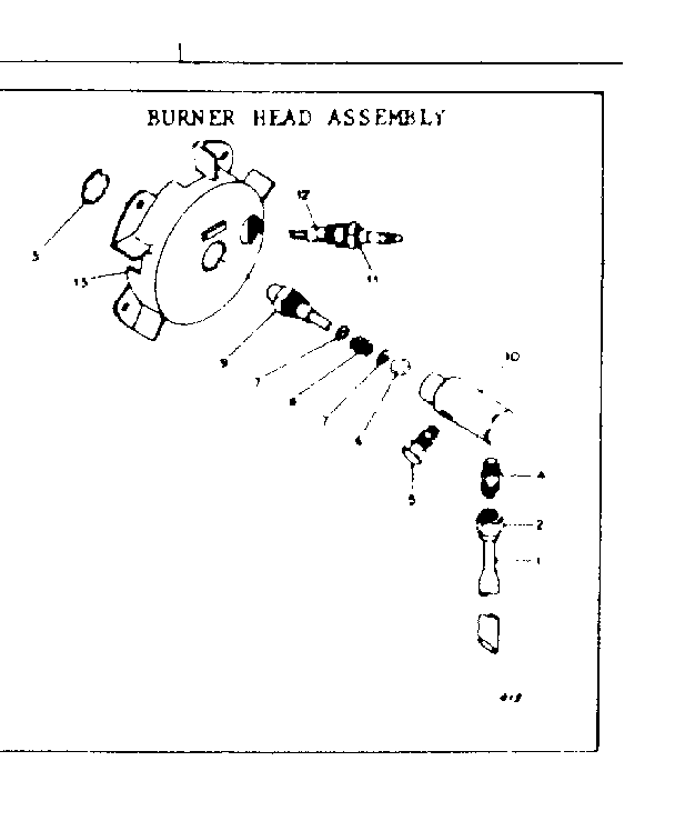 Burner head assembly