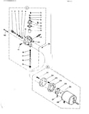 Motor, pump and burner head assembly