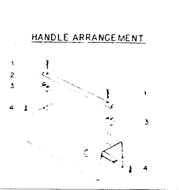 Handle arrangement