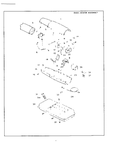 Basic heater assembly