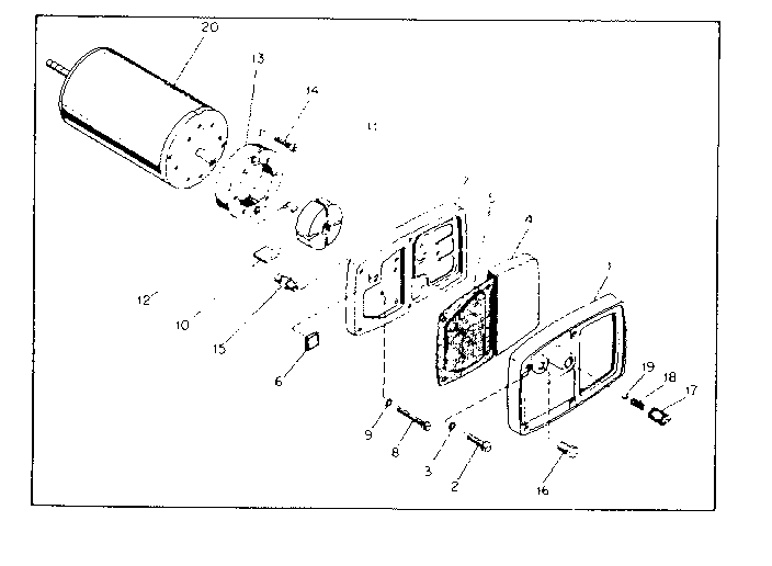 Motor package assembly