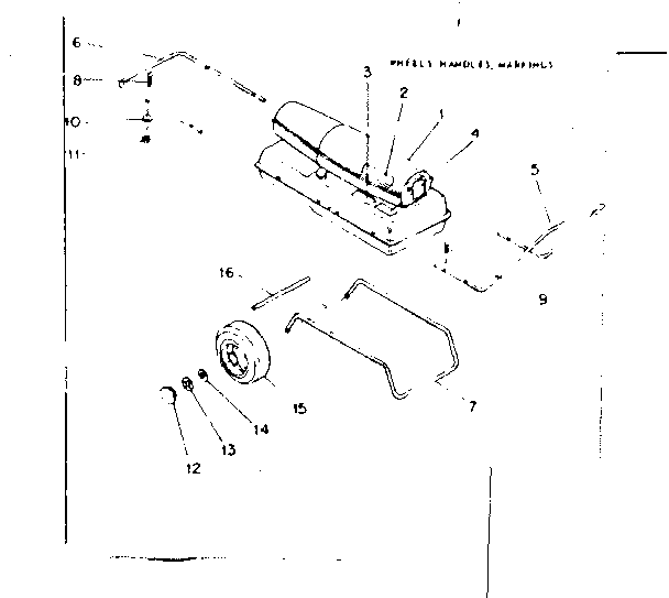 WHEELS, HANDLES, MARKINGS
