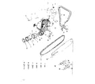 Craftsman 91761404 engine / chain and guide bar diagram