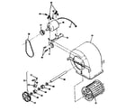 Kenmore 565615300 blower assembly diagram