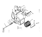Kenmore 86774184 h-q blower assembly diagram