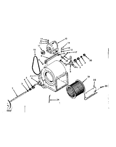 H-q blower assembly