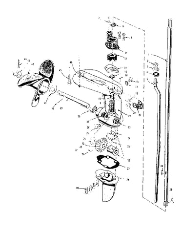 Gear housing assembly