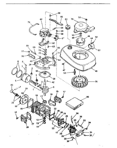 Engine assembly type no. 640-03b