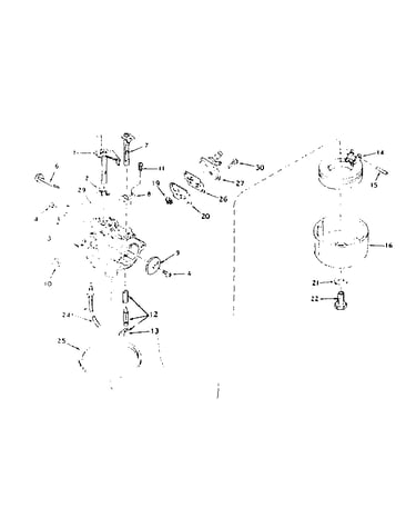 Carburetor assembly no. 631728