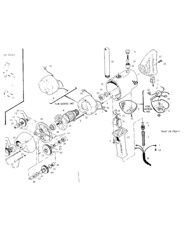 Motor assembly model no. 543