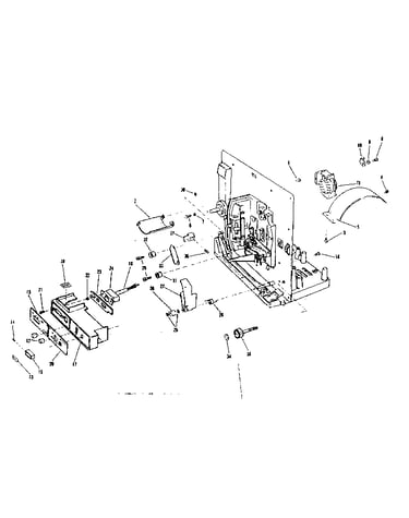 Control housing and rollers