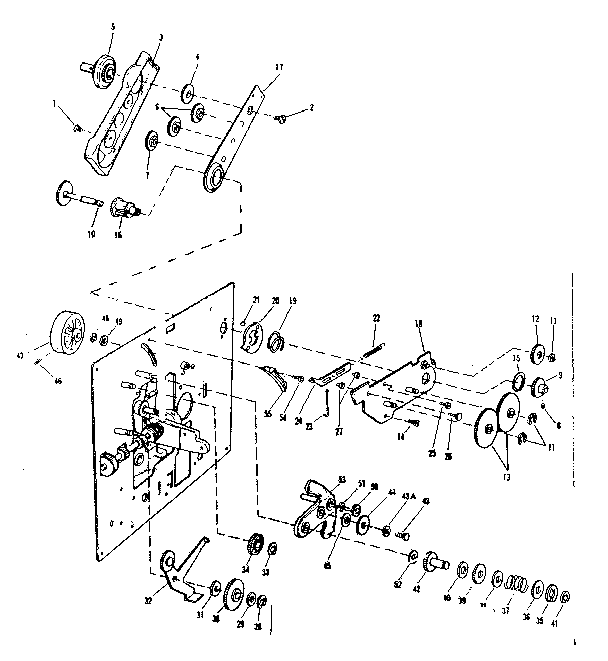 Reel arms and gears