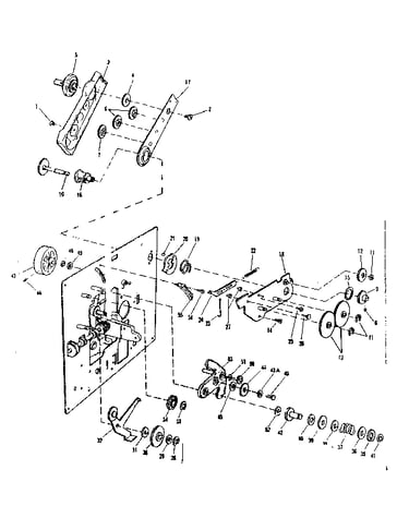 Reel arms and gears