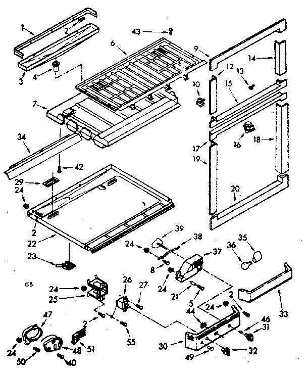 Breaker and partition parts