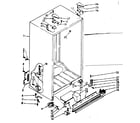 Kenmore 1068536760 cabinet parts diagram
