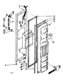 Freezer door parts