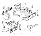 Kenmore 1068536780 air flor and control parts diagram