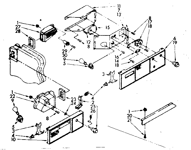 Air flor and control parts