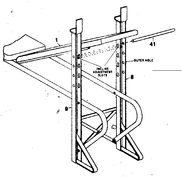 Barbell support