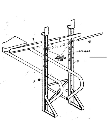 Barbell support