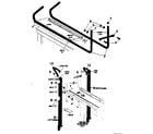 Lifestyler 374154442 undercarriage and incline adjustment diagram