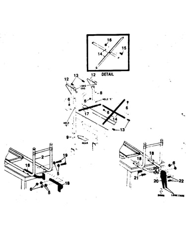 Weight bench supports