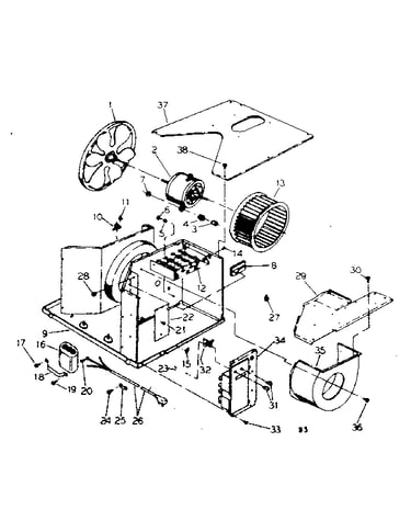 Electrical system and air handling parts