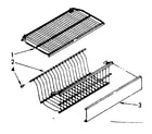 Kenmore 1068261380 shelf parts diagram