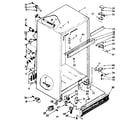 Kenmore 1068138610 cabinet parts diagram