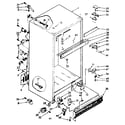 Kenmore 1068138600 cabinet parts diagram