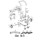 Craftsman 113179930 cart assembly and accessories diagram