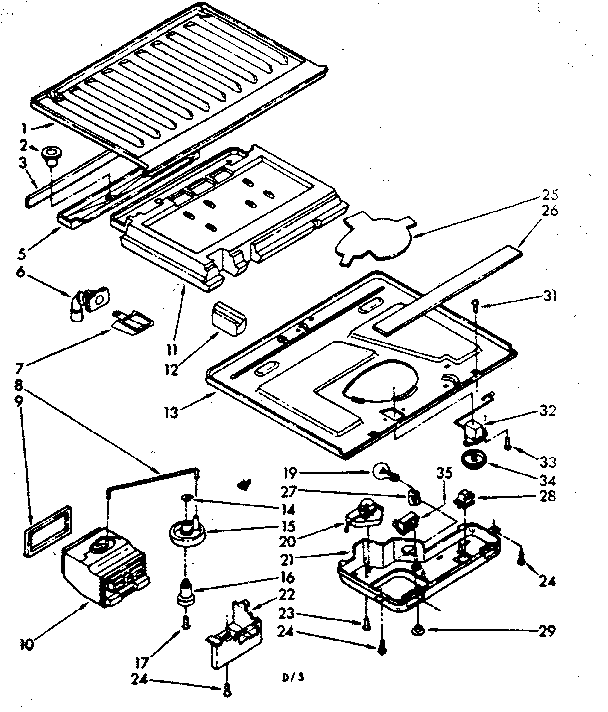 COMPARTMENT SEPARATOR AND CONTROL PARTS