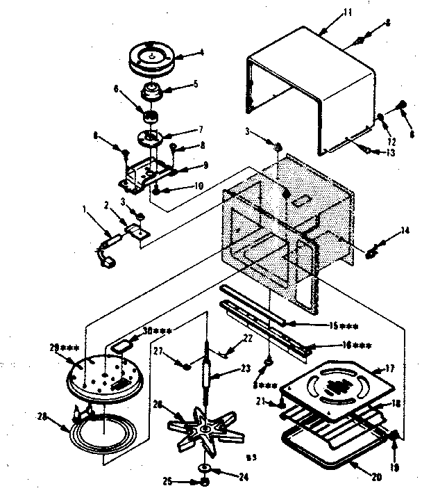 Cavity parts-b
