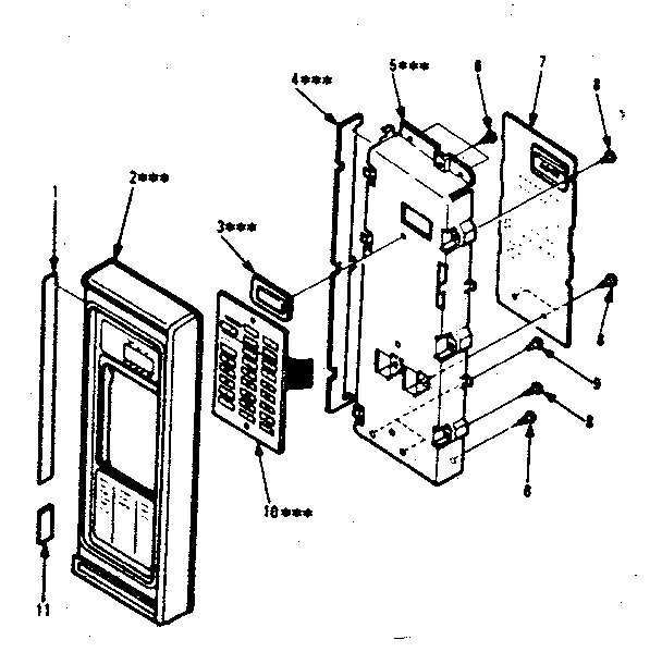 Control panel parts
