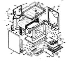 Kenmore 6286408211 body assembly diagram